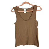 Z Supply Desert Taupe Ribbed Delilah Tank- Size M/L