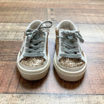 Golden Goose Toddler Gold Glitter Sneakers- Size 22 (US 6, sold out online)