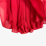 Pink Lily Red Smocked Waist Skort- Size L (sold out online)