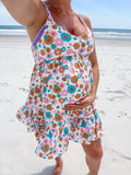 Pink Lily Pink/Orange/Blue Floral Babydoll Dress- Size S (sold out online)