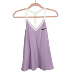 Nike Dri-Fit Purple and White Tank- Size L