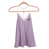 Nike Dri-Fit Purple and White Tank- Size L
