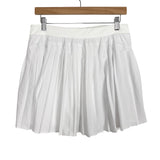 SPANX White Pleated Skirt with Biker Shorts- Size XL