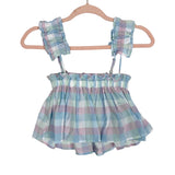 Mable Pastel Ruffle Tiered Skirt and Top Set- Size S (sold as set, sold out online)