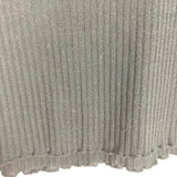 No Brand Black Ribbed Cropped Tank- Size ~L (see notes)