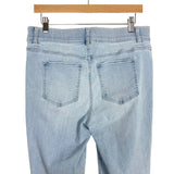 SPANX Light Wash Pull On Flare Jeans- Size L (Inseam 32.5”)