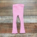 Zara Pink Ribbed Flare Pants- Size 18-24M