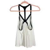 Nike Dri-Fit White and Black Tank- Size L