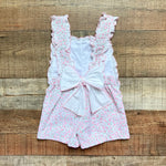 Sal & Pimenta Floral Soft Corduroy Romper- Size 2T