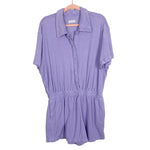 Good American Purple Terry Romper- Size 4/XL (sold out online)