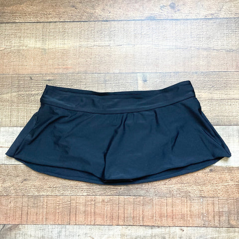 Merona Black Swim Skirt/Bikini Bottoms- Size XL