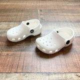 Crocs Toddler White Classic Clog- Size 6 (sold out online)