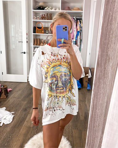 Urban Outfitters Sublime Distressed Oversized Tee- Size S/M (see notes)