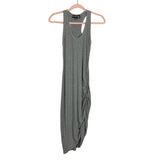 GSTQ Grey Ribbed Tank Dress- Size XS