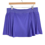 Lululemon Purple Pleated Tennis Skirt with Biker Shorts- Size 12