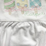 Blanks Boutique White Harper Popsicles Dress- Size 2T (see notes)