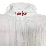 Peace Love World Cotton Quarter Button Up Tunic Top- Size XS (see notes)