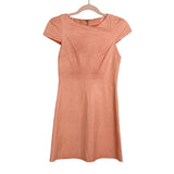 Alice + Olivia Lamb Leather Mesh Back Dress- Size 0 (sold out online, see notes)
