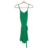 Naked Zebra Green Braided Belted Dress NWT- Size S (sold out online)