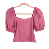 Paris Atelier & Other Stories Pink Puff Sleeve Top- Size 2