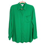 Old Navy Green Boyfriend Shirt- Size M