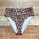 Summersalt Animal Print Bikini Bottoms- Size 4 (we have matching top)