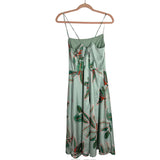 Hutch Palm Print Satin Dress- Size 12