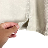 Pink Lily Stone Corduroy with Side Slit Life With You Mini Skirt- Size L