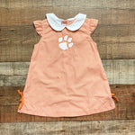 Vive La Fete Toddler Embroidered Clemson Dress- Size 2 (see notes)