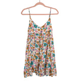 Pink Lily Pink/Orange/Blue Floral Babydoll Dress- Size S (sold out online)
