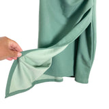No Brand Sage Faux Wrap Dress- Size S
