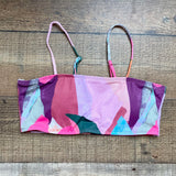 Shein Multi-Color Pattern Padded Bikini Top- Size M (we have matching sarong and bikini bottoms)