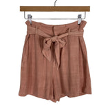 Rag Poets Paperbag Waist Shorts- Size 25