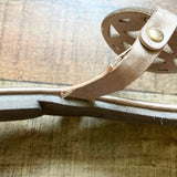 Pierre Dumas Rose Gold with Rhinestone Detail Sandals- Size 8 (see notes)