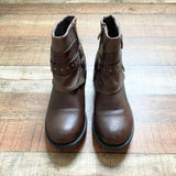 Global Win Dark Brown Ankle Boots- Size 8.5 (see notes)