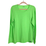 Sivvan Neon Green Long Sleeve Top- Size XL