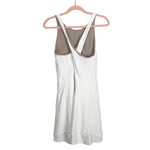 Lululemon Off White Tennis Dress with Biker Shorts- Size 12 (see notes)