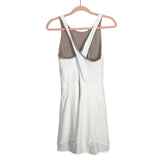 Lululemon Off White Tennis Dress with Biker Shorts- Size 12 (see notes)