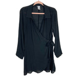 Time and Tru Black Cover Up Wrap Dress NWT- Size S