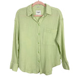 Abercrombie & Fitch Light Mint Gauze Button Up- Size S (see notes)