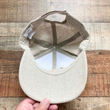LPA Sand Linen Ciao Velcro Strap Baseball Cap- One Size
