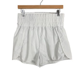 Pink Lily White Errands to Run High Waist Shorts- Size L (sold out online, see notes)