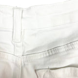 KanCan White Frayed Hem Jean Shorts- Size L (see notes)