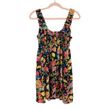 Show Me Your Mumu Black Fruit Print Mini Dress- Size L