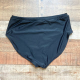 Pink Desert Black Vintage High Waisted Bikini Bottoms- Size XL (sold out online)