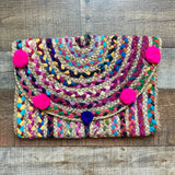 Lulus Large Pom Pom Clutch (sold out online)