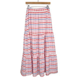 Buddy Love Red/Pink/Blue Striped Midi Skirt and Top NWT- Size XS (sold as sest)