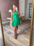 Naked Zebra Green Braided Belted Dress NWT- Size S (sold out online)