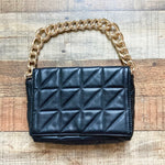 Urban Expression Black Small Quilted Shoulder Bag (sold out online, great condition!)