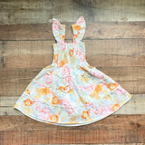 Buddy Love Smocked Bodice Floral Ruffle Strap Dress- Size 2T (sold out online)